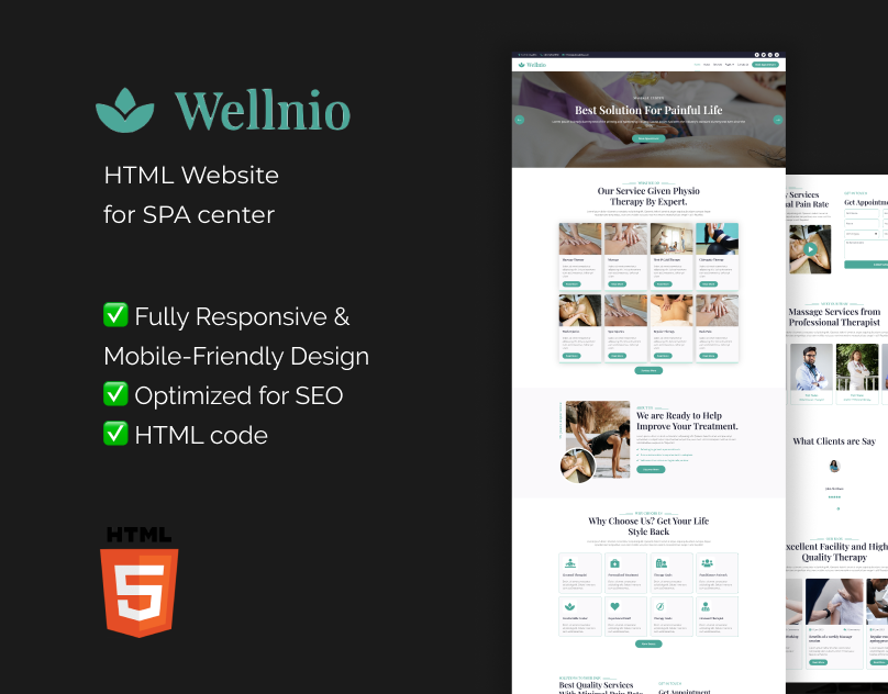 spa html template