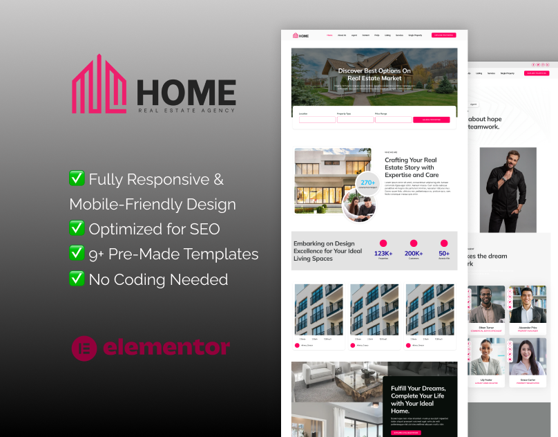 real estate template kit