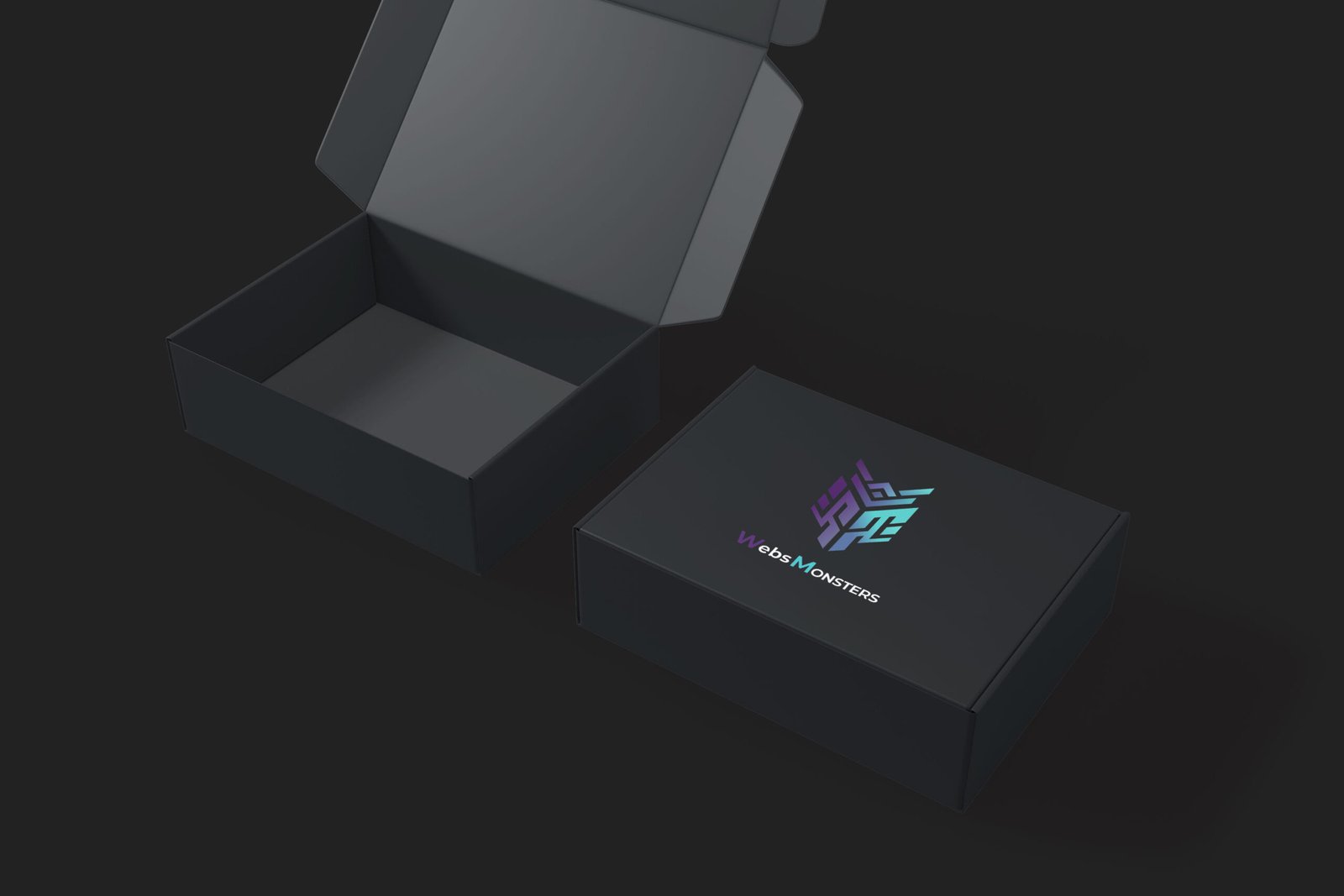 Set of boxes Mockup