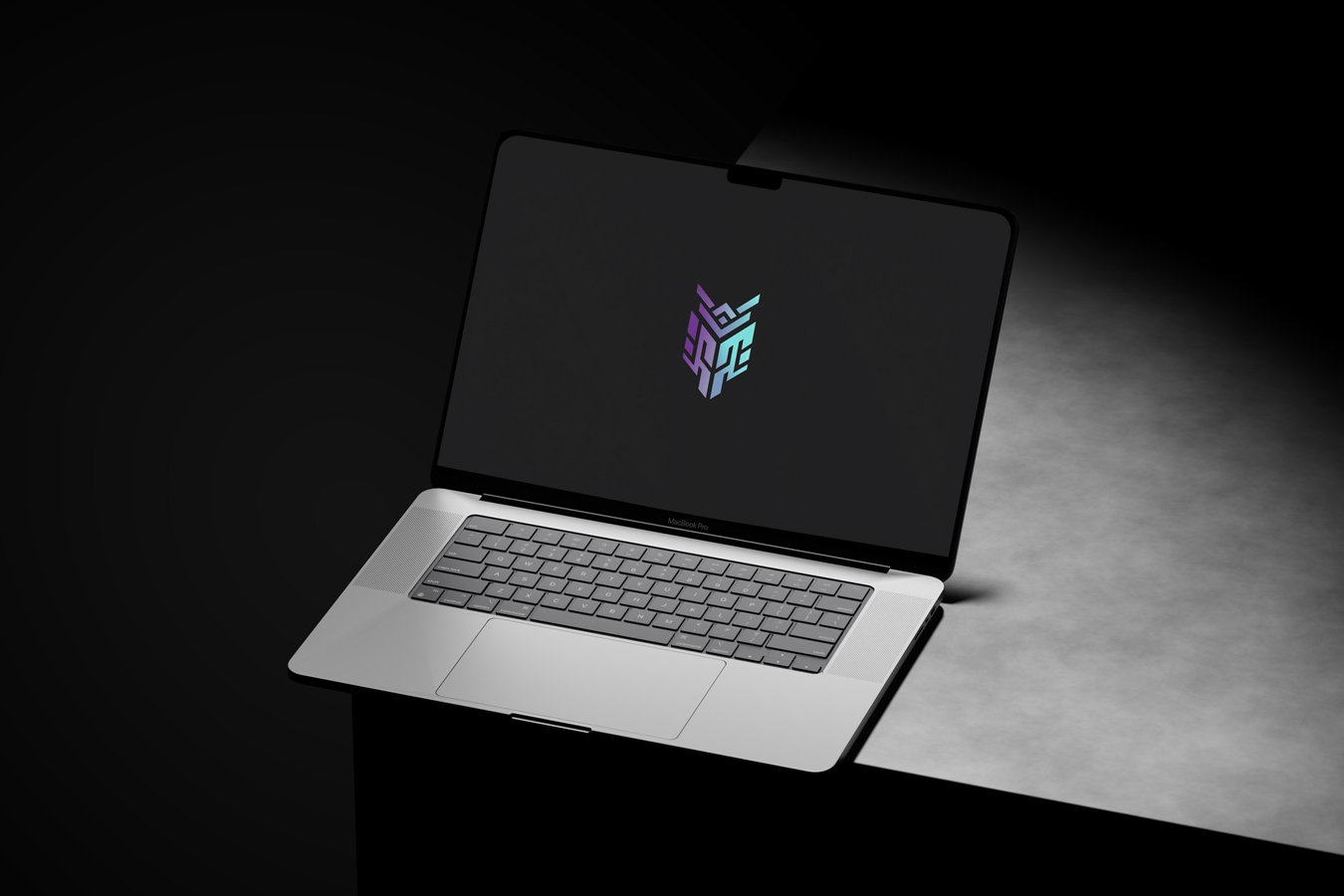 MacBook Pro mockup desk