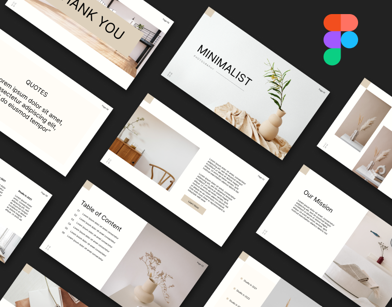 Photography Figma Presentation Template