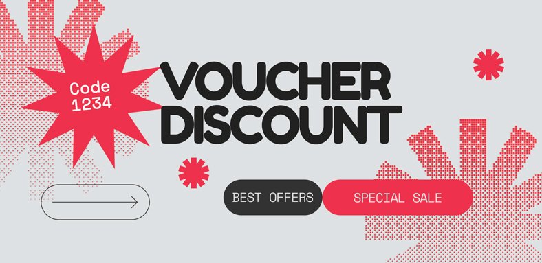 voucher discount mockup