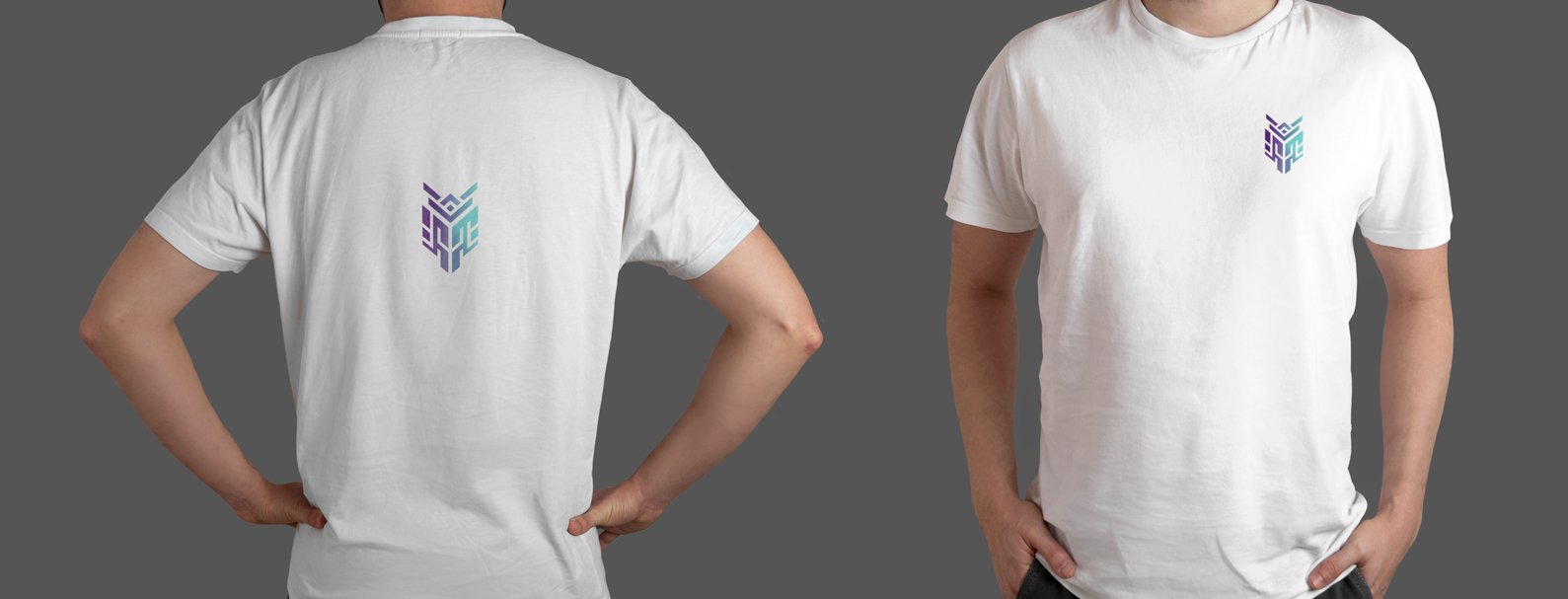 white t-shirt model mockup