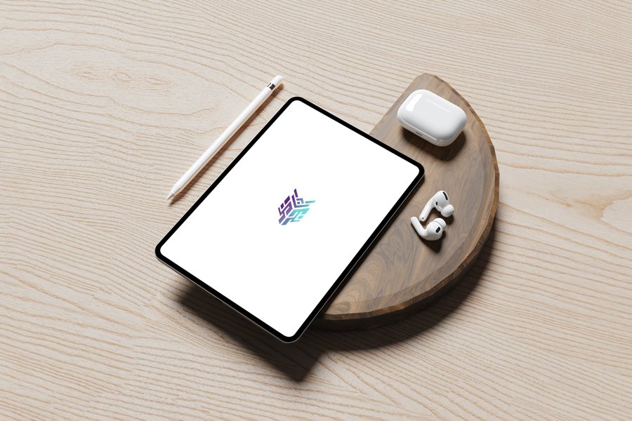 iPad Pro accessories mockup