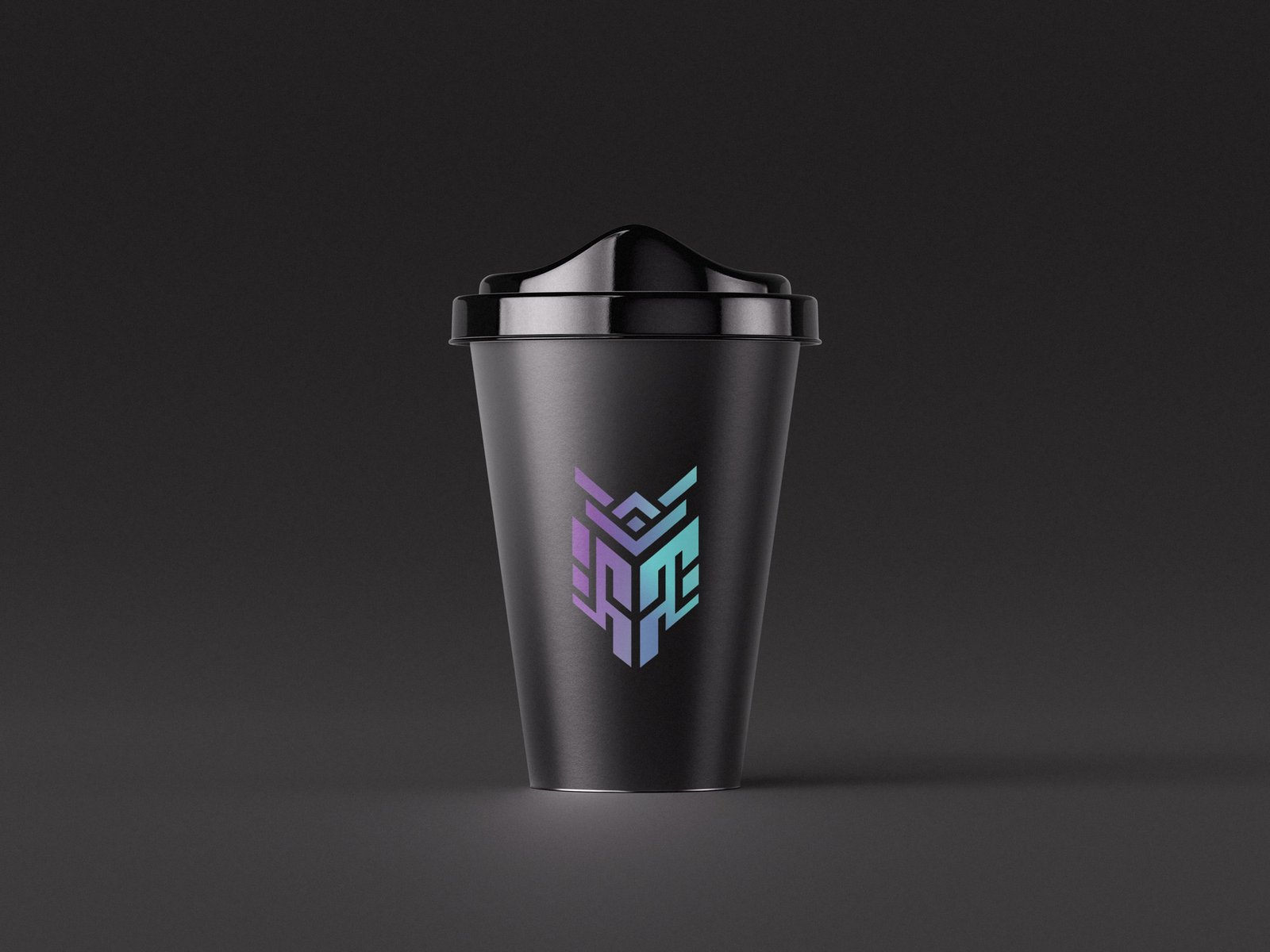 Plastic Coffee Mug Mockup