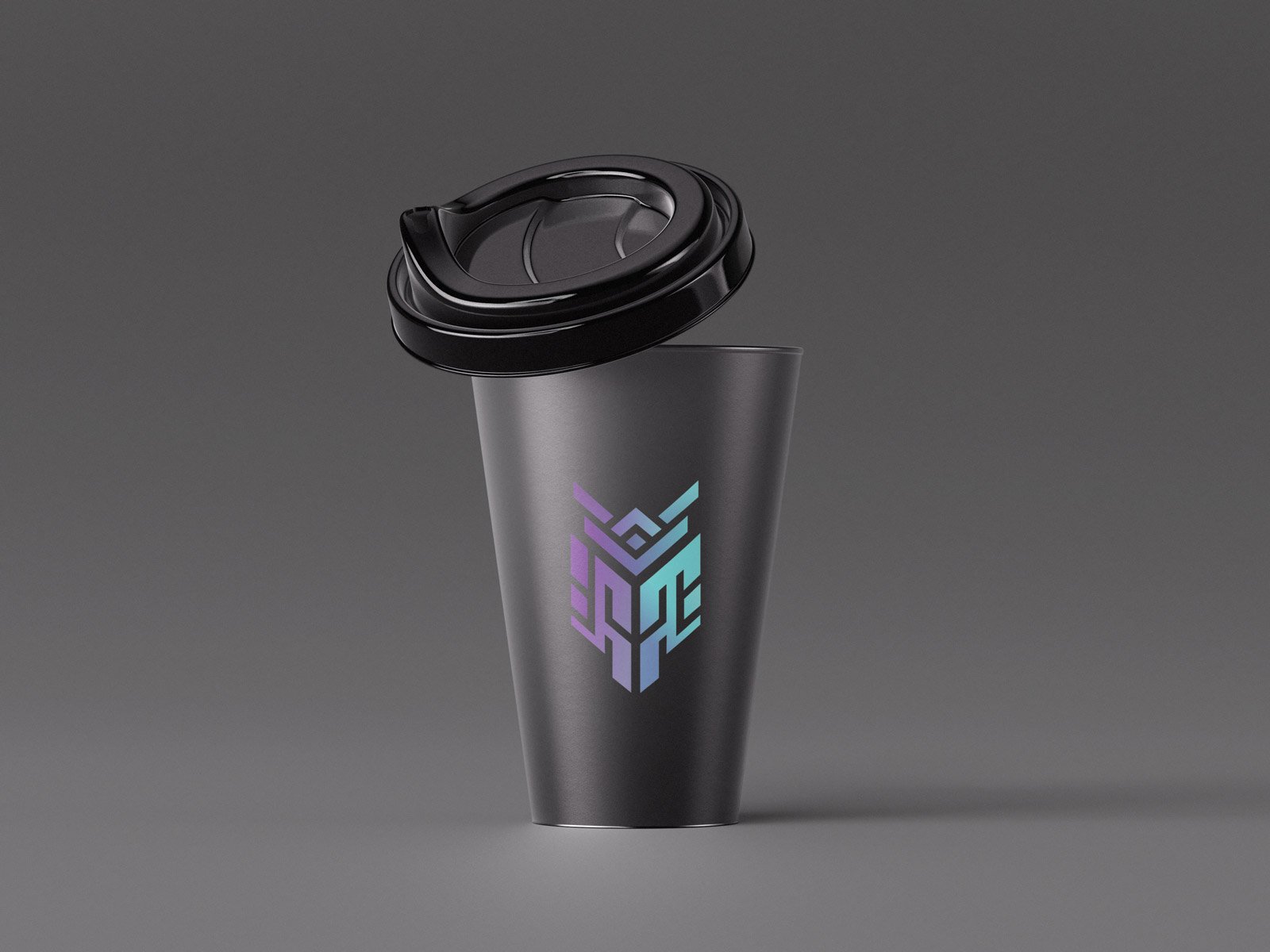 Plastic Coffee cup Mockup