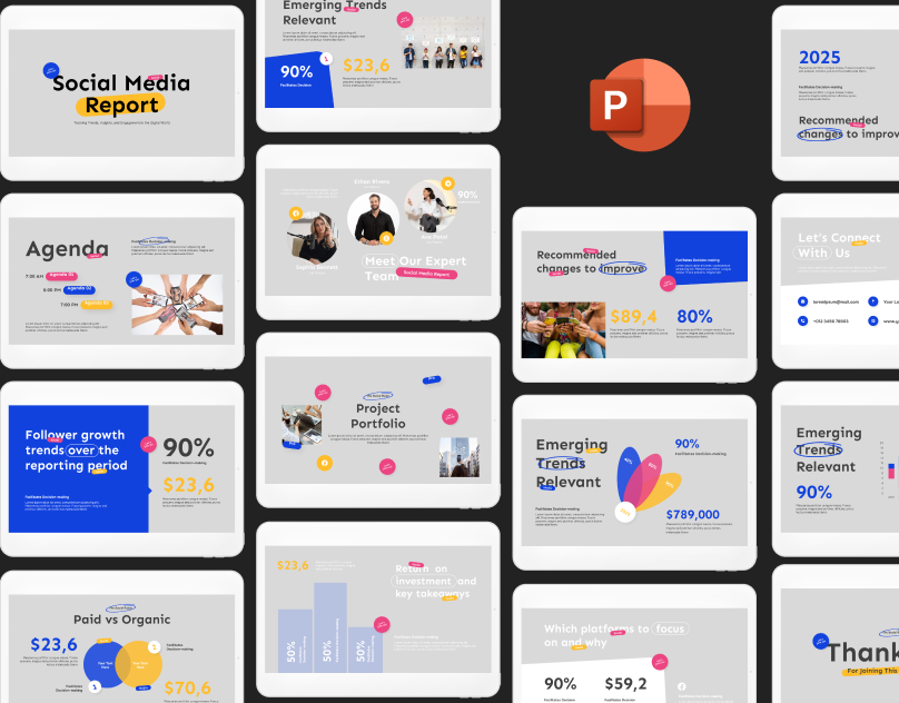 social media report template