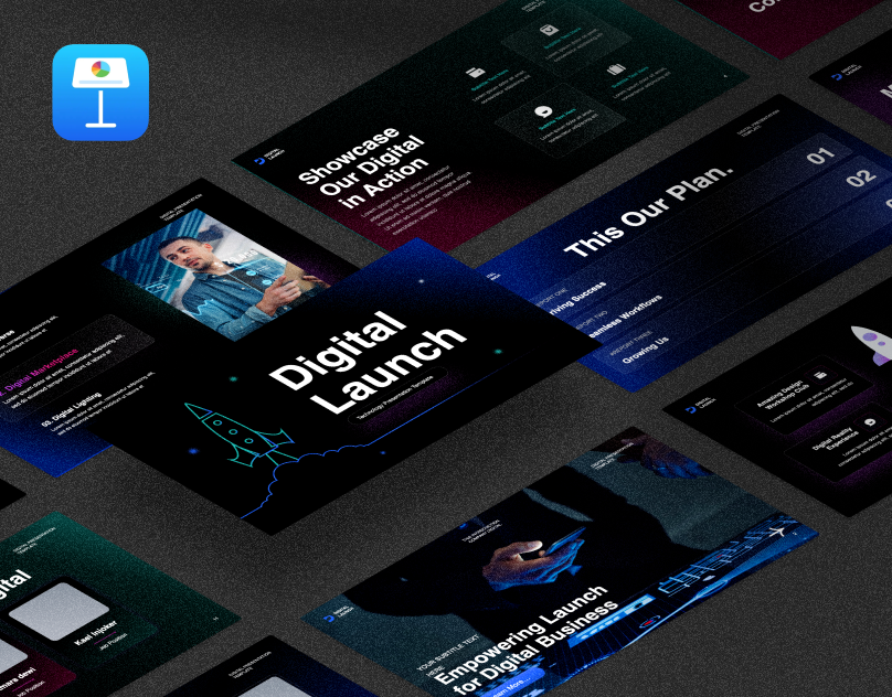 Digital Launch Keynote Template