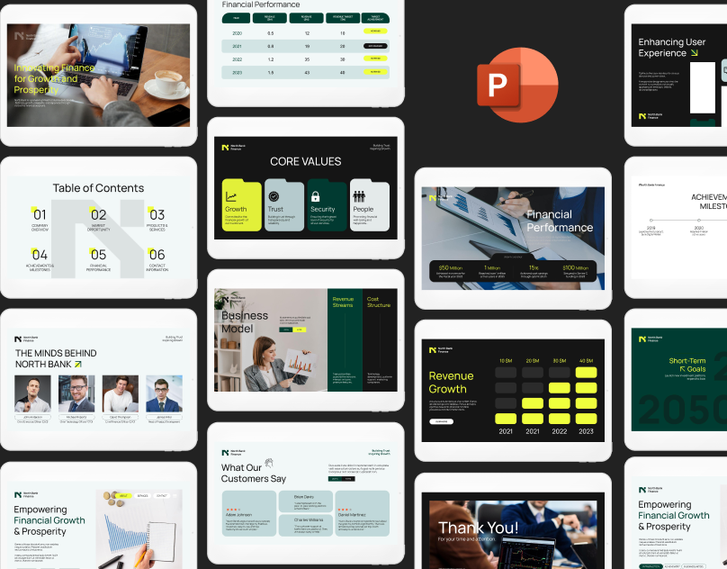 NorthBank - Professional PowerPoint Presentation Template