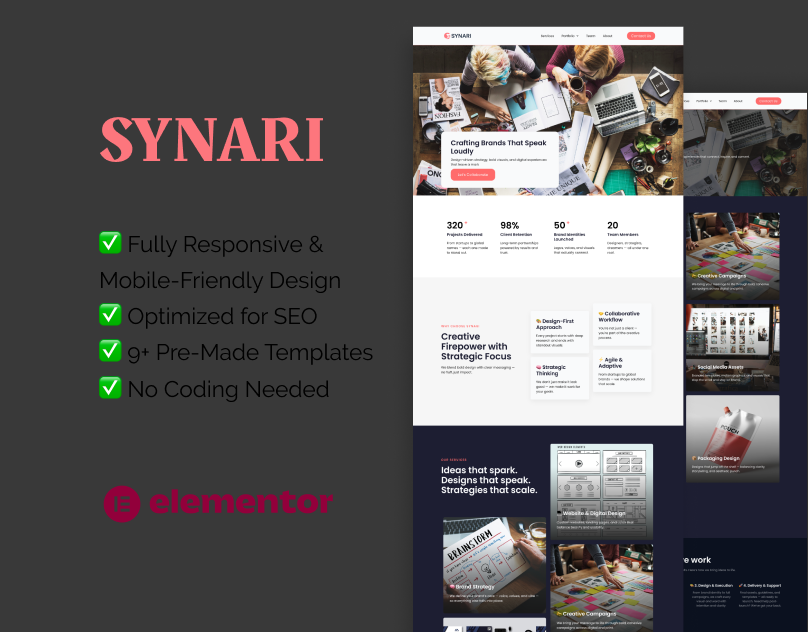 Elementor Template for Marketing