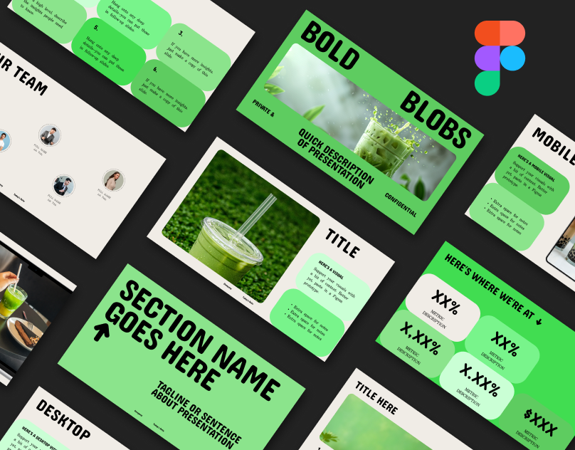 Bold Blobs Figma Template