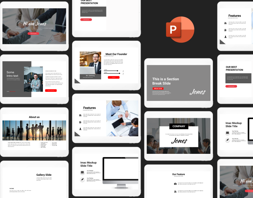 Jones PowerPoint presentation template