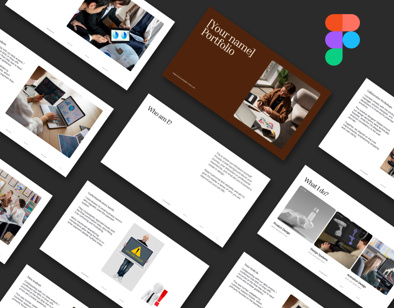 Figma portfolio presentation template