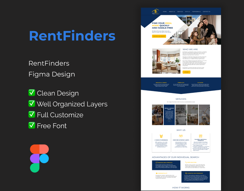 rental property Figma template